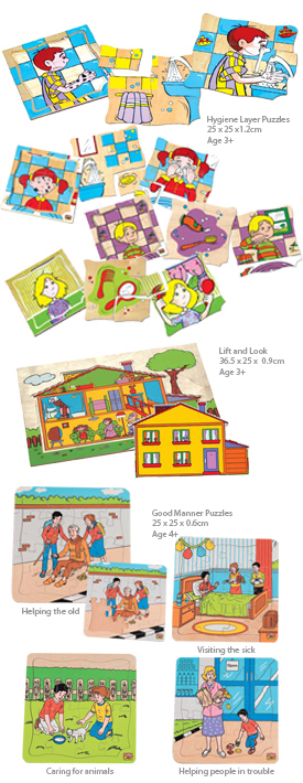 Bundle 4 - Good Manners and Hygiene Puzzles